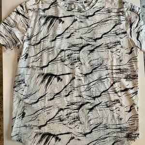 Black and White Graphic T-Shirt